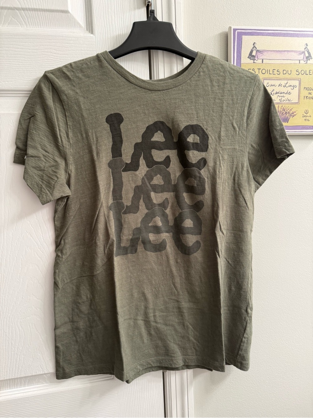 Lee Olive Green Short Sleeve Logo Tee